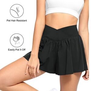 Popilush® The Shapewear Shorts Pet Hair Resistant Workout XL